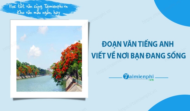 Doan van Tieng Anh viet ve noi ban song