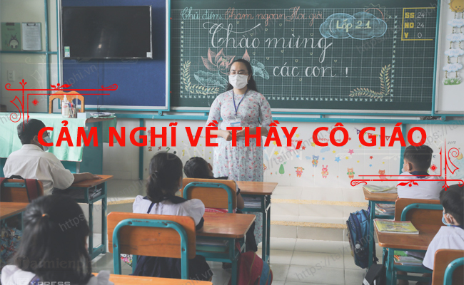 Bai van cam nghi ve thay co giao