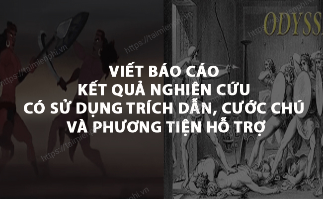 Viet bao cao ket qua nghien cuu
