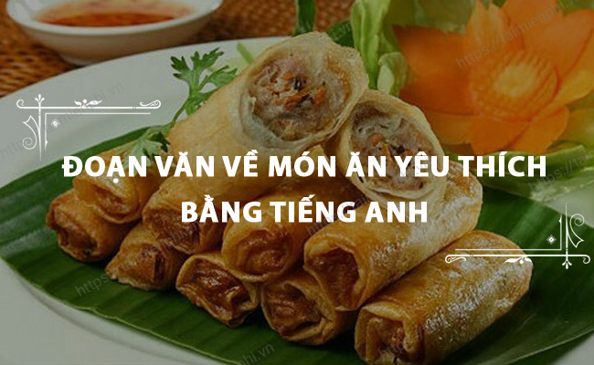 Doan van ve mon an yeu thich bang tieng anh