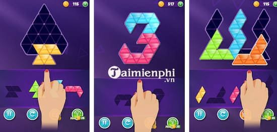 block triangle puzzle