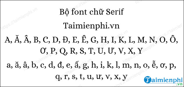 download font chu Serif