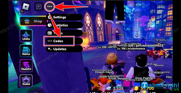 Code Anime Defenders