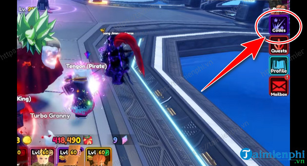 Code Anime Vanguards