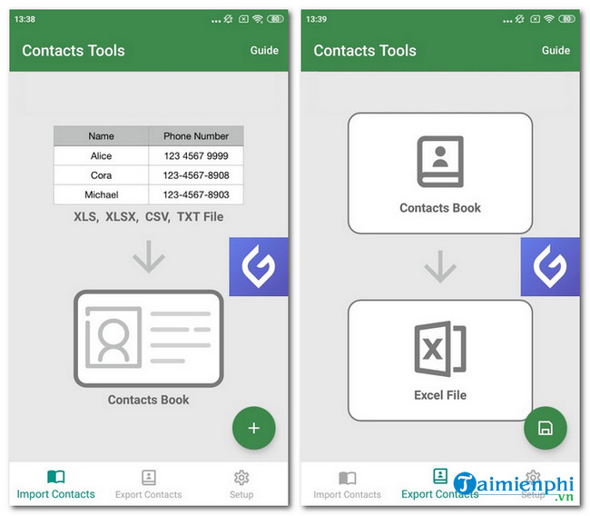 Tai Contacts Tools - Excel to VCF