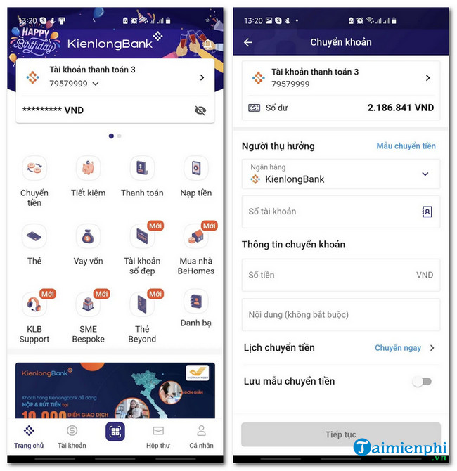 tai kienlongbank plus