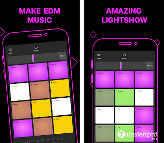 electro drum pads 24