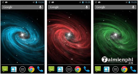 galaxy live wallpaper