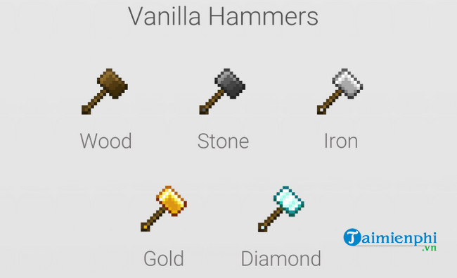vanilla hammers mod