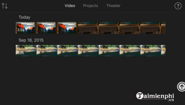 imovie cho iphone