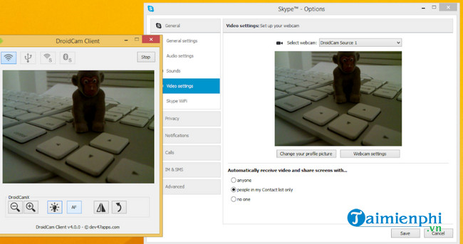droidcam wireless webcam