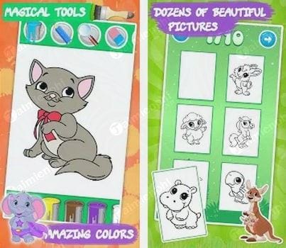 coloring games for kids animal