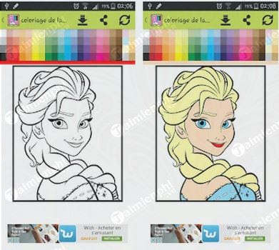 coloriage de la reine