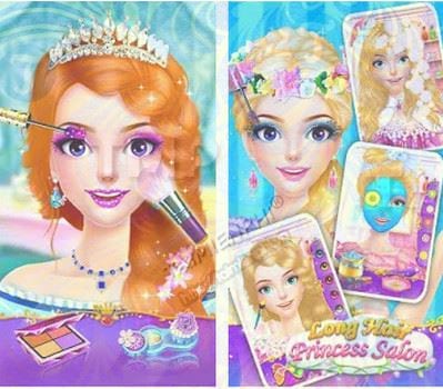 hair salon princess makeup