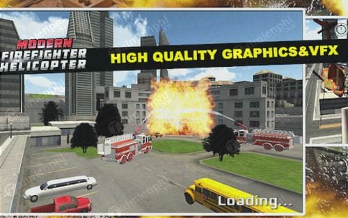 modern firefighter helicopter