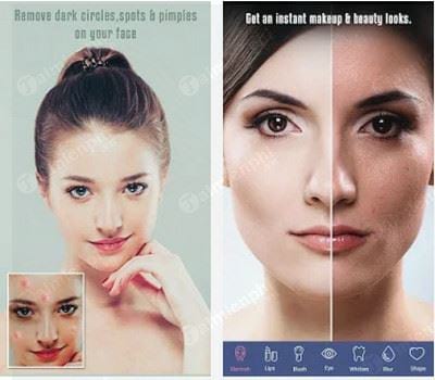 face beauty makeup camera