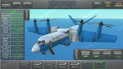 turboprop flight simulator 3d