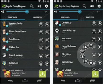 popular funny ringtones