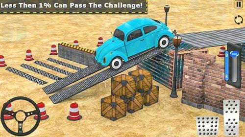 classic car parking real driving