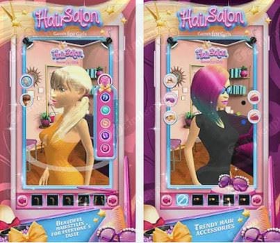 hair salon games for girls