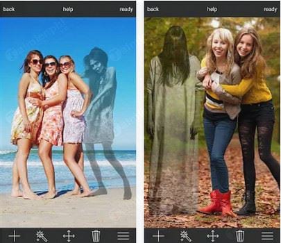 add ghost to photo prank