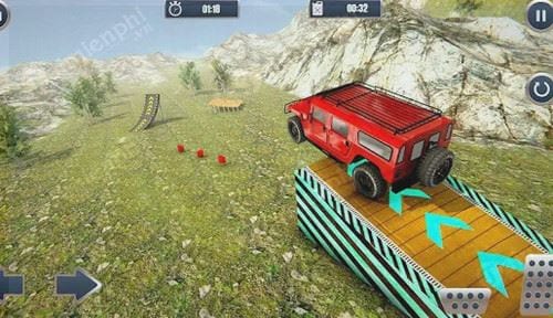 offroad suv jeep stunt drive