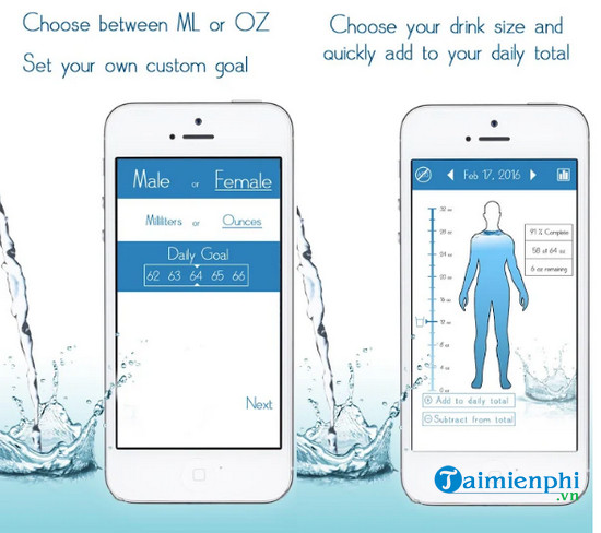 daily water tracker reminder