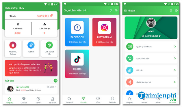 tai hana kiem tien online tai nha