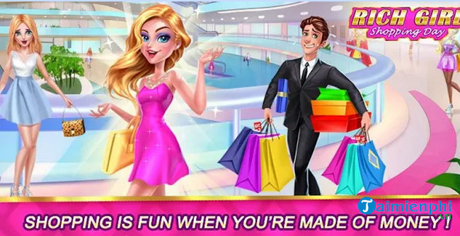 rich girl shopping day