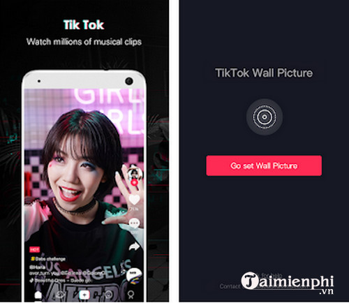 tiktok wall picture
