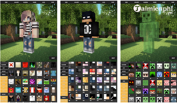 custom skin creator for minecraft