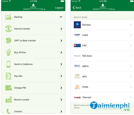 agribank mobile banking cho ios