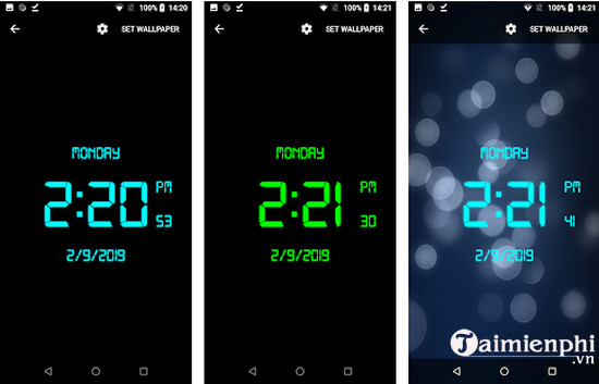 digital clock led classic