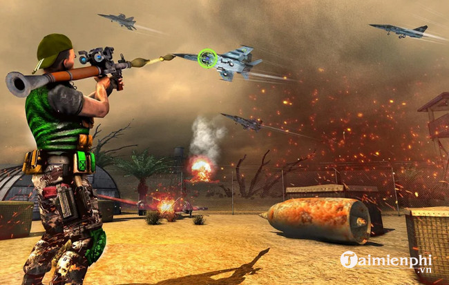 jet war fighter airplane shooting