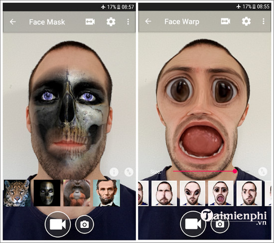 face changer camera