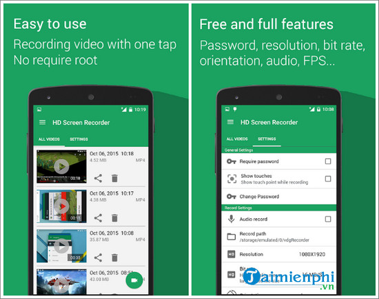 hd screen recorder no root
