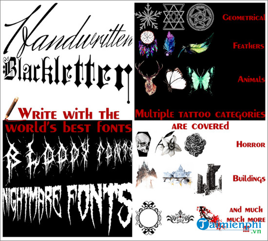 tattoo font designer