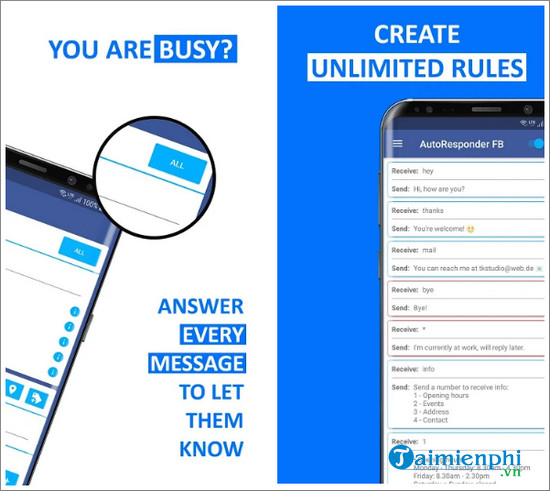 autoresponder for fb messenger