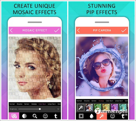 mosaic photo effects