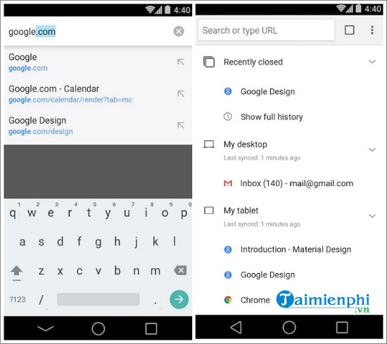 chrome beta cho android