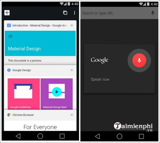 chrome dev cho android