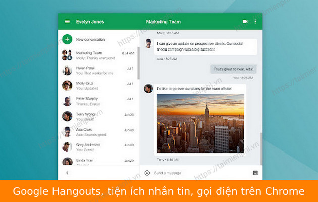 tai google hangouts