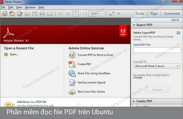 adobe reader cho linux