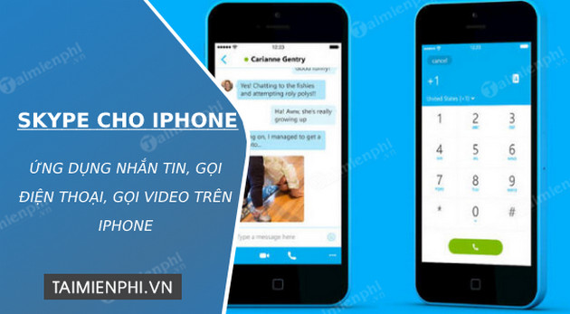 tai skype cho iphone
