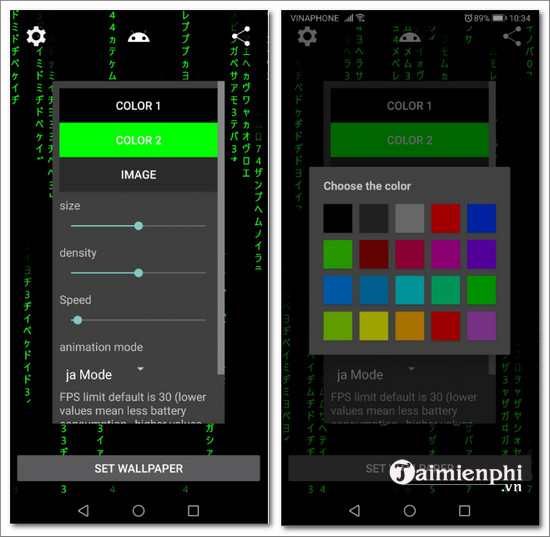 matrix live wallpaper