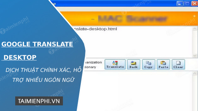 tai google translate desktop