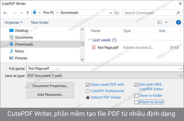 cutepdf writer