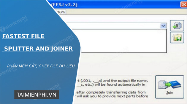 fastest file splitter and joiner