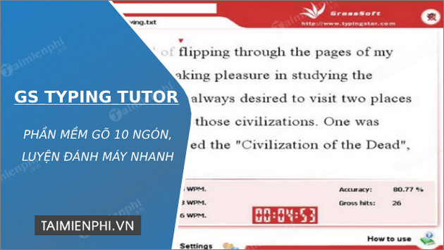 tai gs typing tutor
