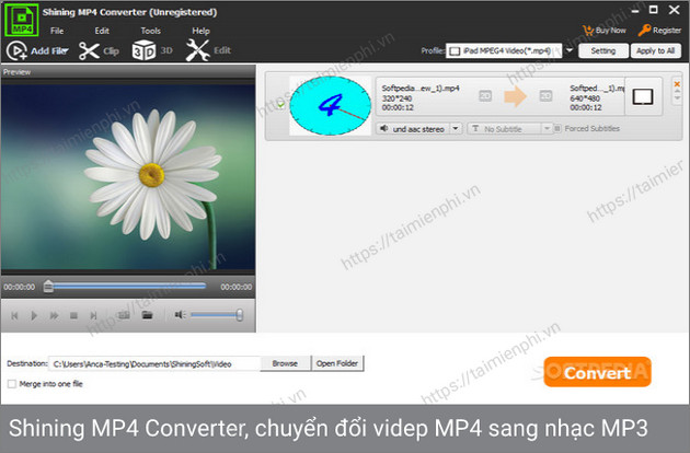 shining mp4 converter